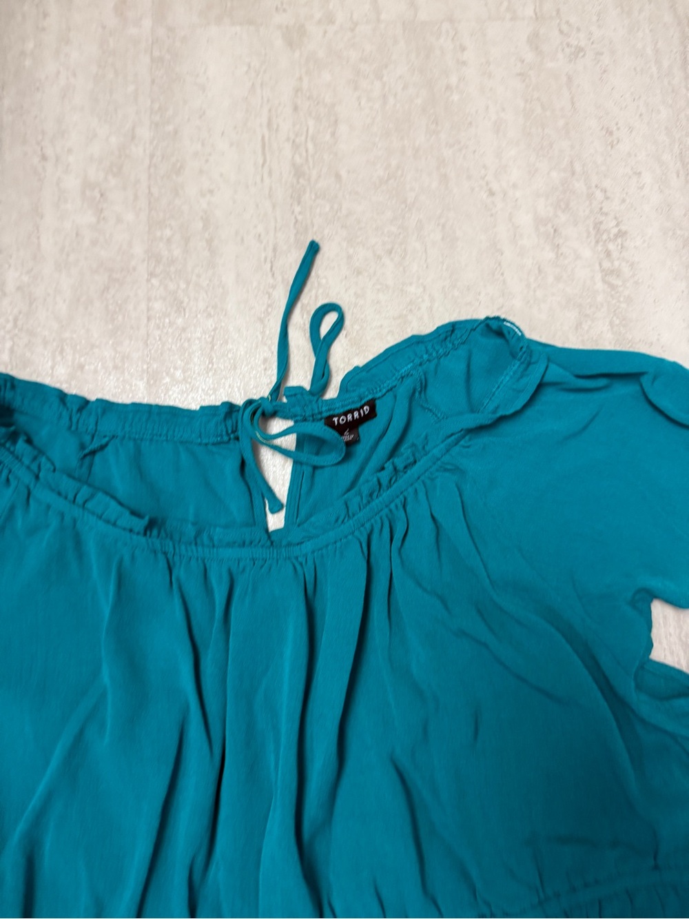 Torrid shirt babydoll gauze top - Picture 7 of 11